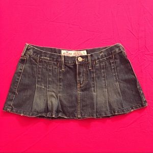 2/$20 Hollister Jean Mini Skirt